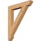 Ekena Millwork Traditional Slat Smooth Bracket, Western Red Cedar, 5 1/2"W x 38"D x 46"H BKT06X38X46TRA06SWR - alternate 1